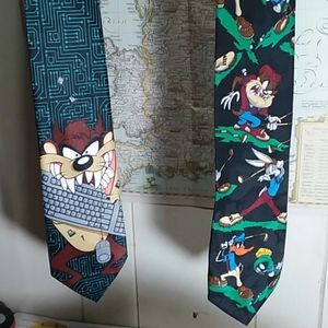 Looney Tunes Ties Tas.Devil/Tas,Bugs,Daffy,Marvin